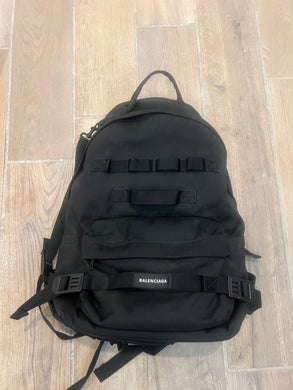 Balenciaga MEN'S SKI BACKPACK IN BLACK