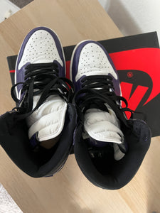 Jordan 1 Court Purple White (Pre Owned)
