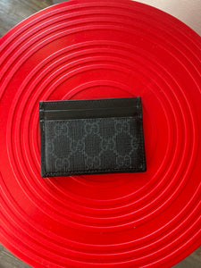 Card Case with interlocking GG (Pre Owned)