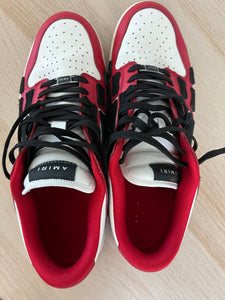 Amiri Skel Low Red black Pre owned no box
