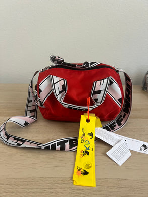 OFF-WHITE Logo Band Mini Duffle Bag