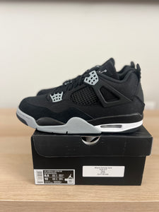 Jordan 4 Black Canvas