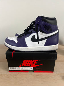 Jordan 1 Court Purple White (Pre Owned)