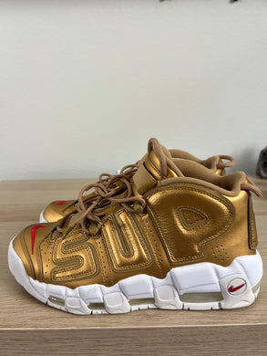 Air More Uptempo Supreme Suptempo Gold (Pre Owned) No box