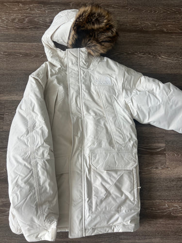 North face jacket zip up